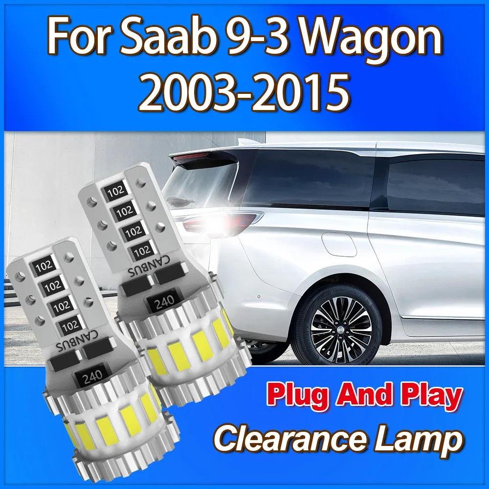 T10 3400LM Super Bright Clearance Lamp For Saab 9-3 Cabrio 1998 1999 2000 2001 2002 2003 2004 2005 2006 2007 2008 2009 2010-2015