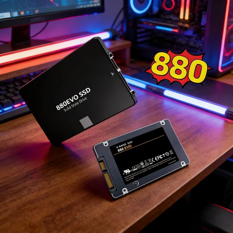 

Новый SSD-накопитель Lenovo 880 EVO 2 ТБ/4 ТБ, внутренний твердотельный накопитель SATA 3.0 MLC 2,5 дюйма для ноутбуков и настольных ПК