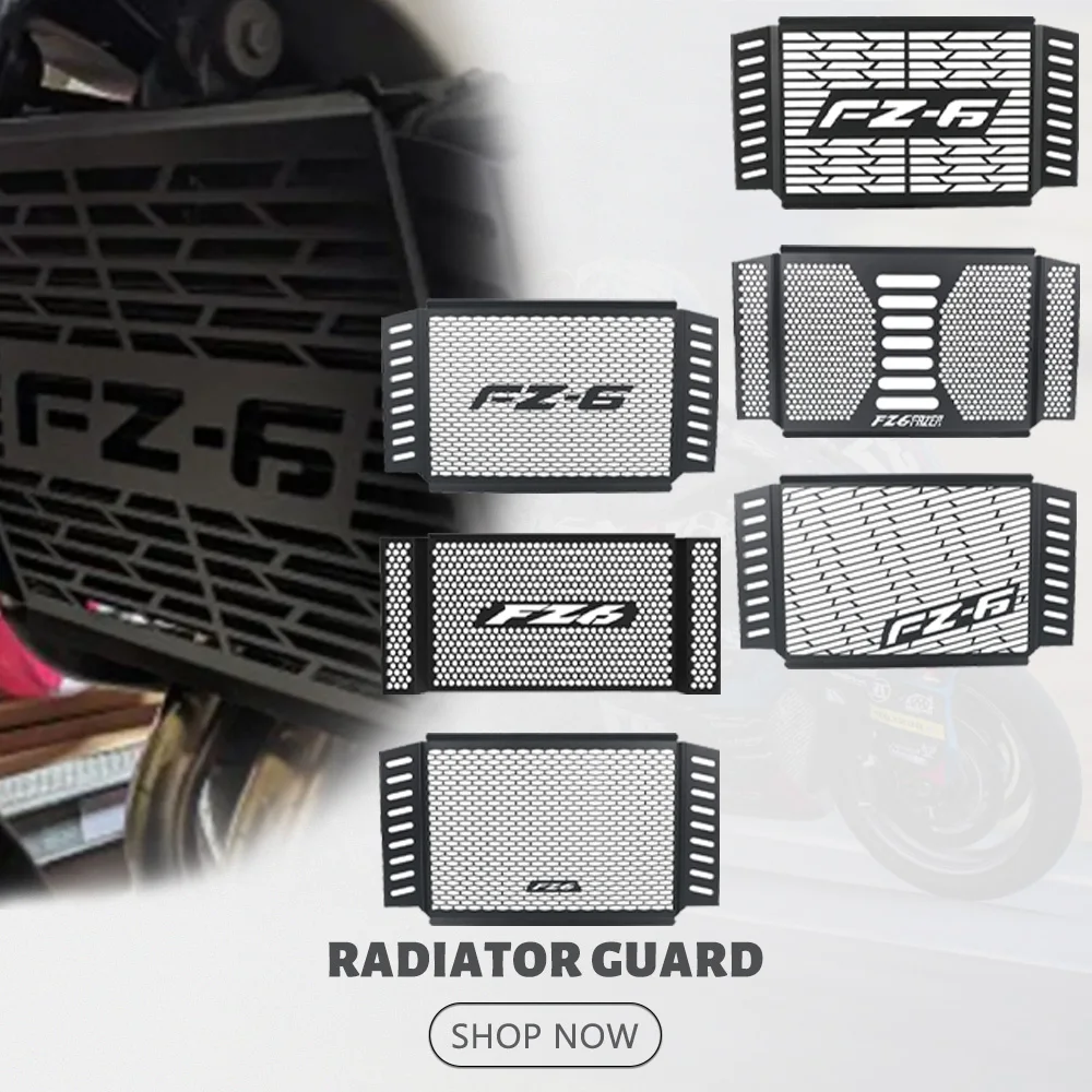 

Motorcycle Accessories For YAMAHA FZ6 FAZER FZ-6 FZ 6 Fazer 2007 2008 2009 2010 Radiator Grille Cover Guard Protection Protetor