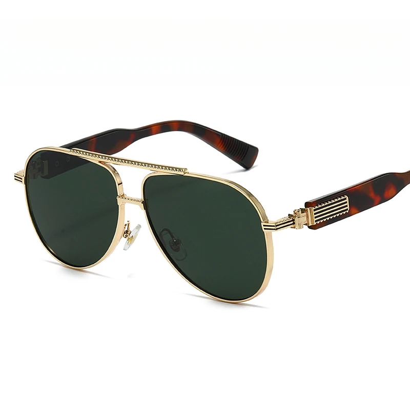 Fashionable large-framed sunglasses, unisex daily decoration aviator sunglasses