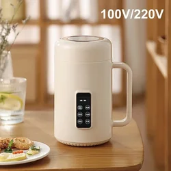110V/220V Multifunctional Electric Stew Pot 12h Reservation Baby Porridge Special Pot Portable Health Cup 1L Electric Cooker