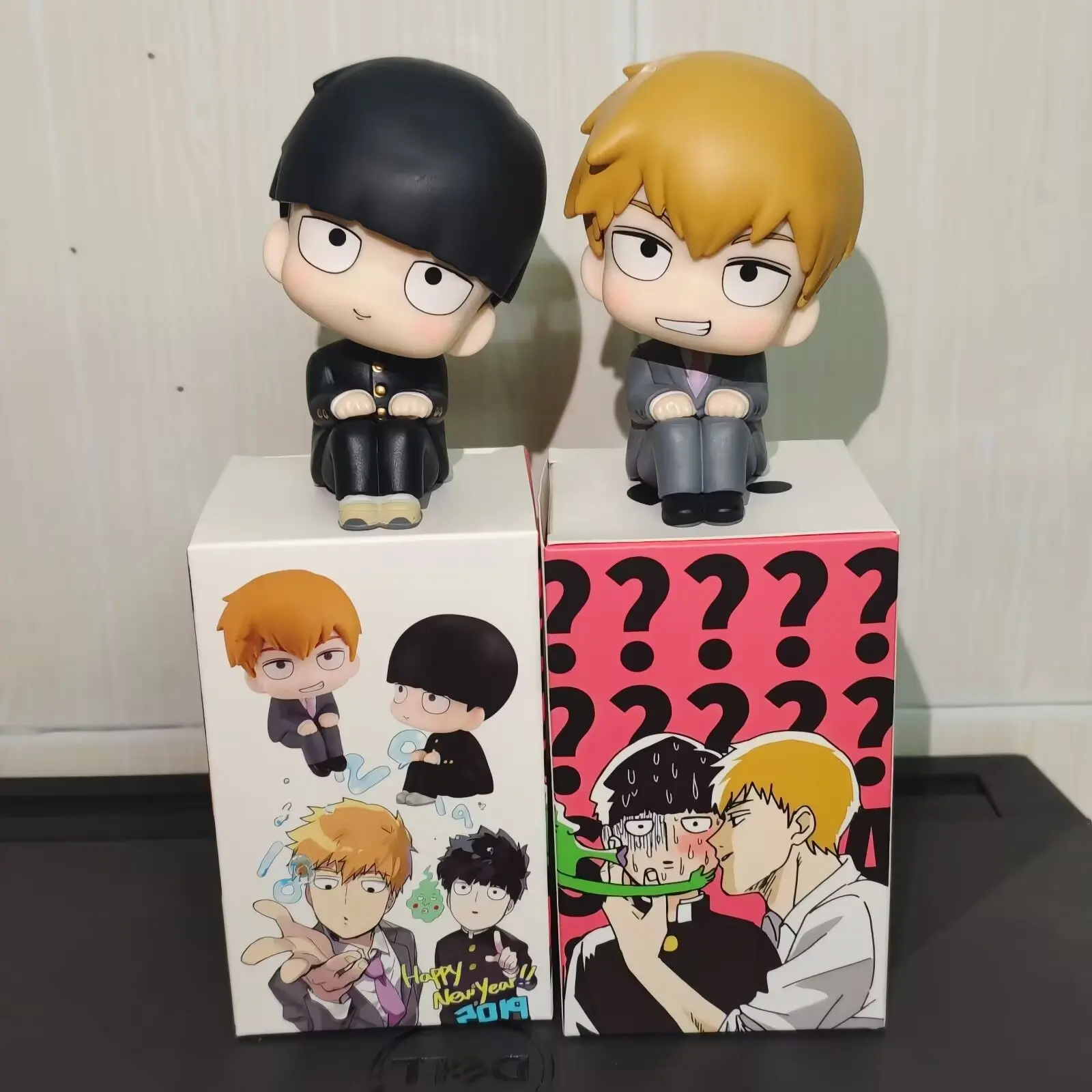 10cm Mob Psycho 100 Mobu Saiko Hyaku Kageyama Shigeo Arataka Reigen Action figure toys Christmas gift with box