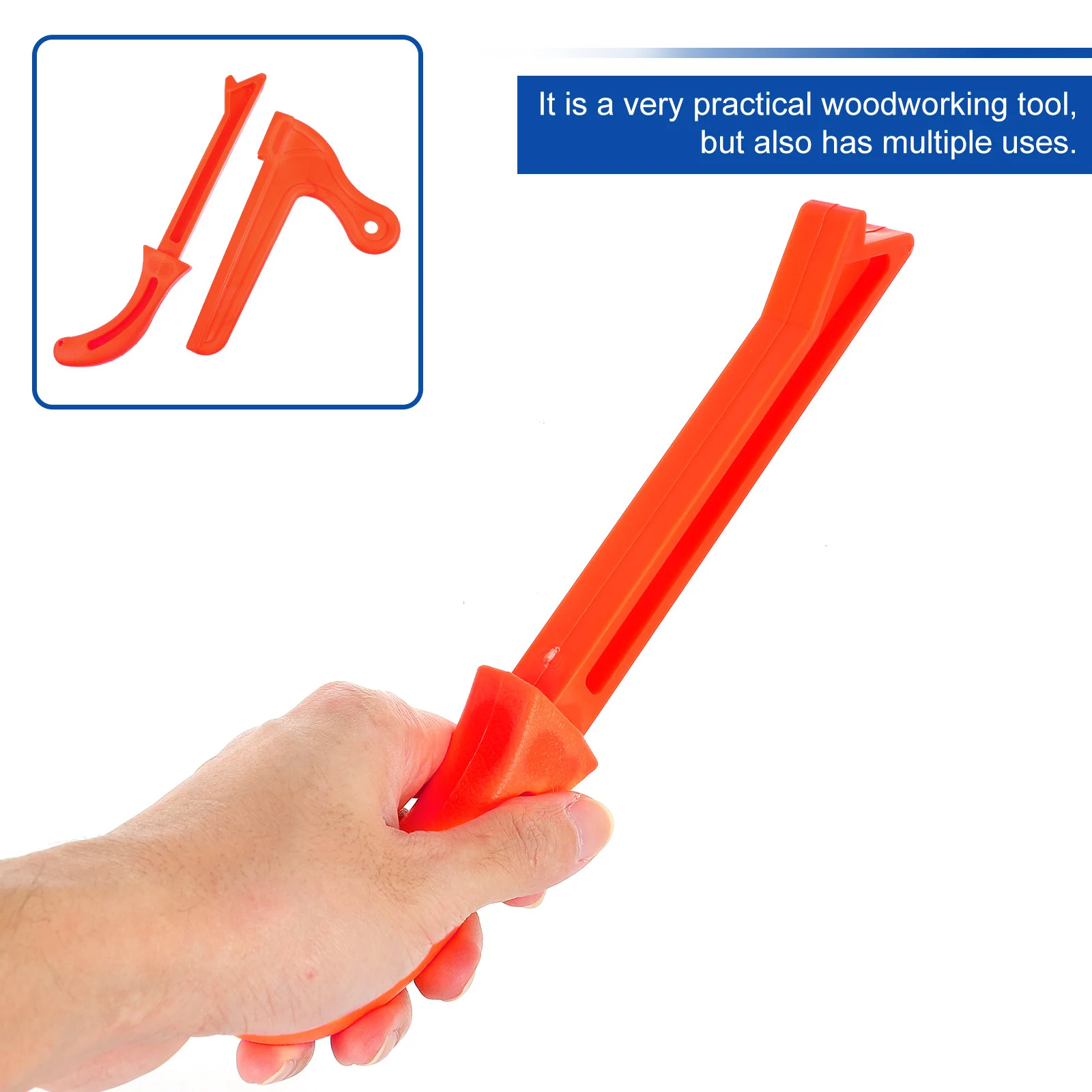 

2Pcs Woodworking Push Handles Plastic Lightweight Durable Safety Push Blocks Portable Carpenter Woodworking Tools Utility