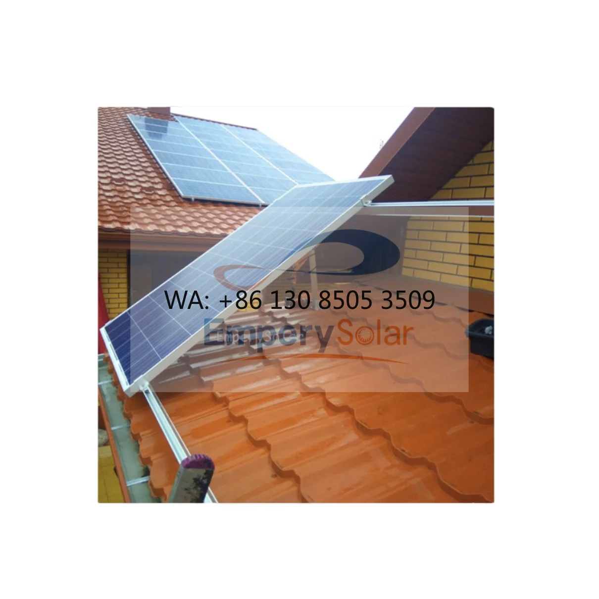 

Trapezoidal Roof Ballast System Solar Mount Flat Panel 10kw Commercial AL 6005-T5 &SUS304 & Q235B Ground Screw/ Concrete Normal