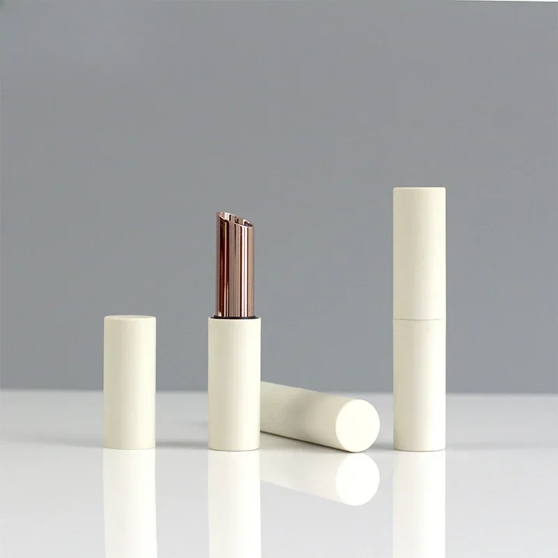 10/30/50pcs Lipstick Tube Empty Magnetic Buckle 11.1mm Matte White Lip Balm Tube Hot Filling Lip Oil Bottle Cosmetic Containers