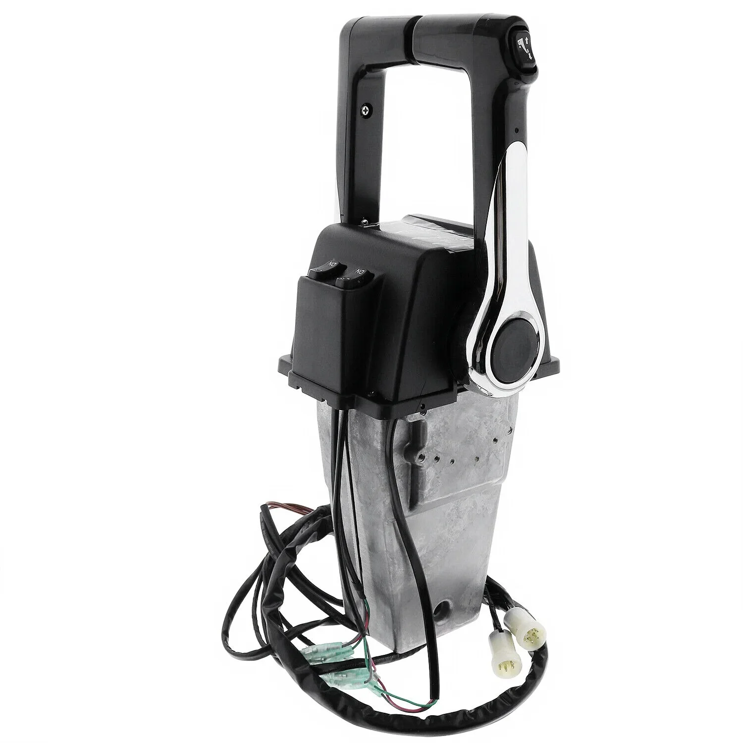 Outboard Outboard Remote Throttle Accelerator 704-48205-P1 Top Mount Dual Control Box