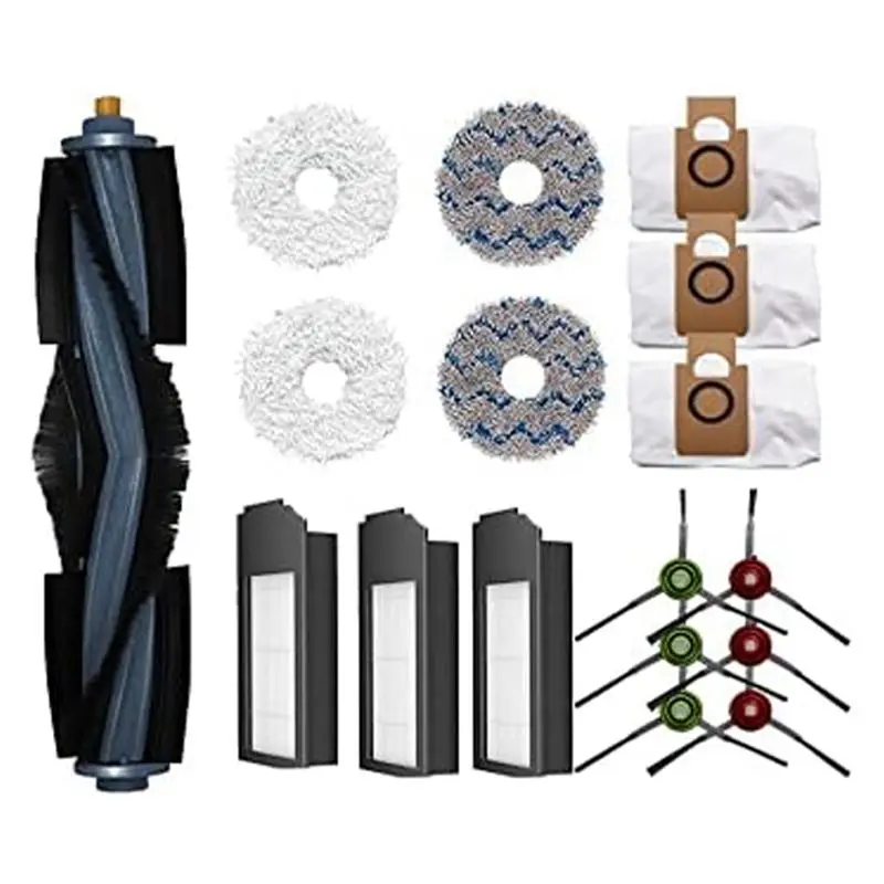 

ABHI-Main Side Brush Filter Mop Dust Bag Spare Parts Accessories For ECOVACS DEEBOT X1 Omni / X1 Turbo Robot Vacuum Attachments