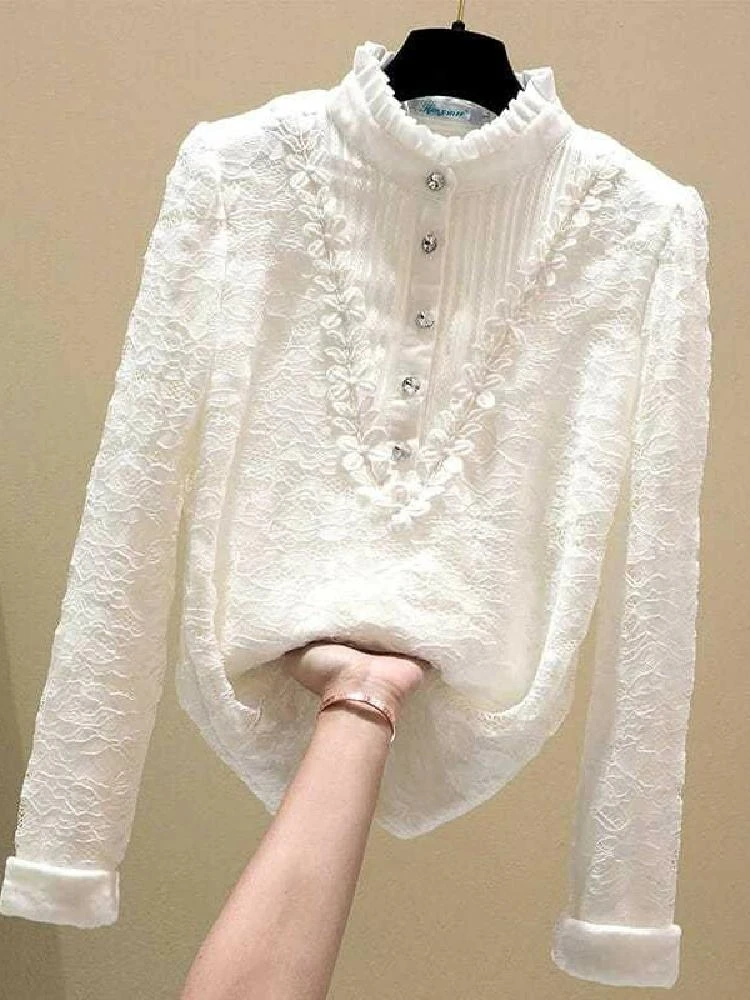 thiened-fce-long-sve-women's-irt-collar-lace-inner-wear-f-high-collar-lace-tie-in-the-front-design-autumn-winter