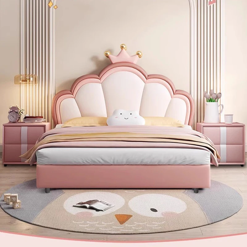 

Sofa Single Children Bed Double Baby Castle Sleeping Bases Modern Teenager Children Bed Luxury Camas Y Muebles Baby Furniture