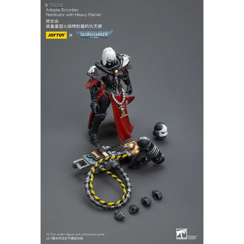 JOYTOY Original Warhammer 40K Series Imperial Mortal Army Nuns' Society Saints Action Figure ของเล่นชุดของขวัญสําหรับชาย