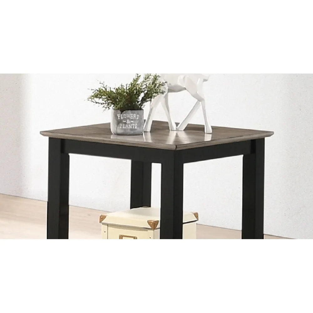 Simples e moderno olhar de madeira 1pc mesa final sala estar sofá mesa lateral madeira de borracha maciça