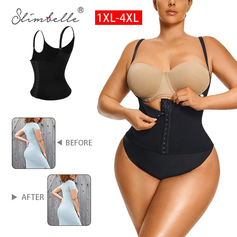 

Женское боди больших размеров с открытой грудью и высокой талией, корсет с застежкой на крючок спереди, нижнее белье с контролем живота, формирователь всего тела Fajas