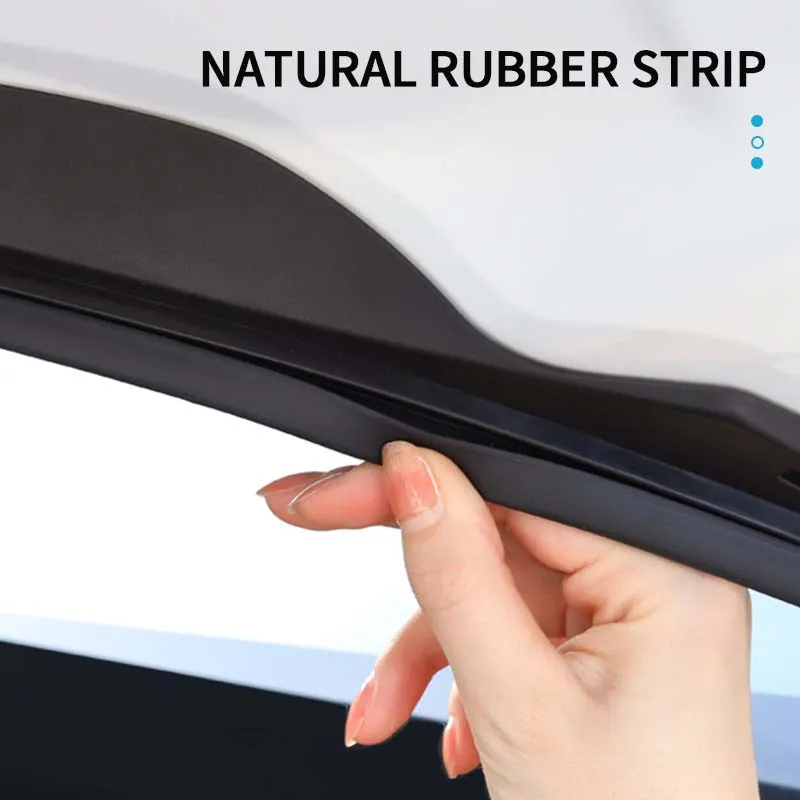 SEAMETAL Car Front Hood Dust Proof Seal Strip Automotive Hood Seals For Tesla Model Y 3 Car Accessories Protector Guard Strips