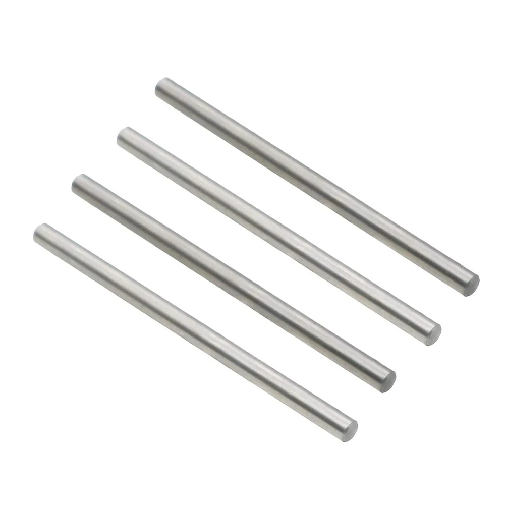 4Pcs Hinge Pin Lower 4X67.5mm ARAC5032 for ARRMA 6S 1/7 Limitless Infraction 1/8 Kraton RC Car Parts,Silver