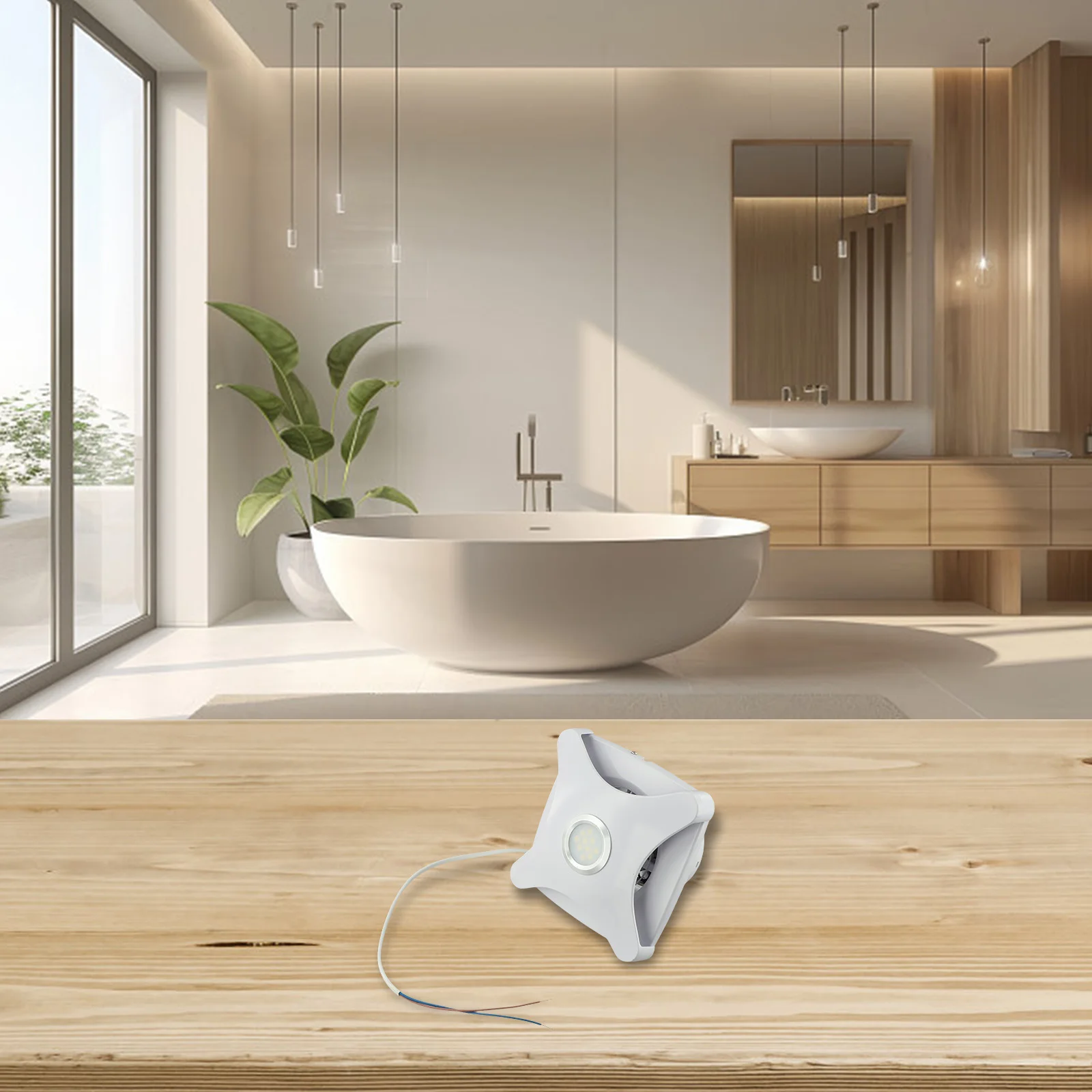 For Humidity Reduction 4 Inches 15W Ceiling Fan Energy Efficient Ventilation System Exhaust Fan Quiet Ventilation