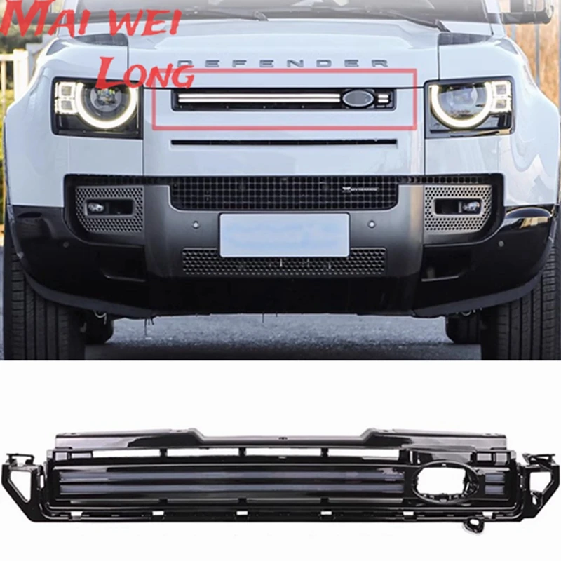 Front Grille Lamp for Land Rover Defender 90/110/130 2020-2023 Led Grille Light with LED Dynamic Running Light