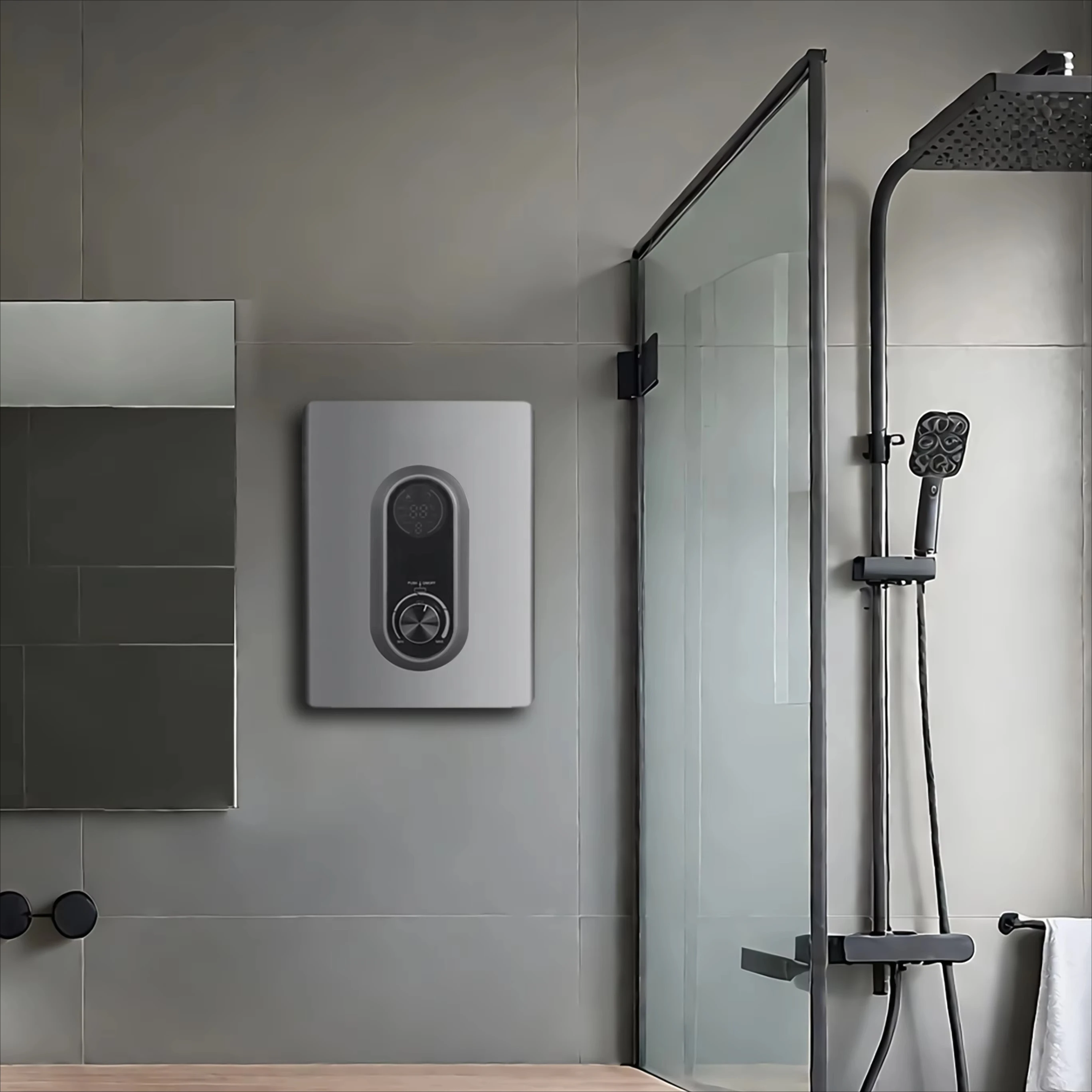 

Tankless Electric Water Heater 5500kw Control Water Switch Automatic Start and Stop for Hotel Instant Shower