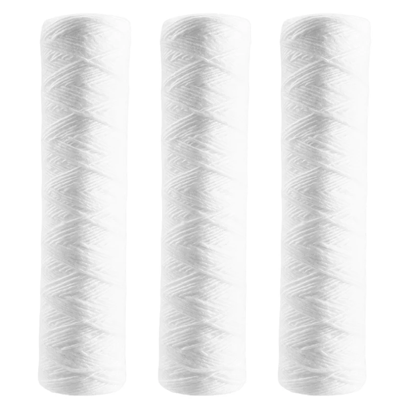 AY03-3 個浄水器 10 インチ糸巻きフィルターカートリッジ 5 マイクロメートル PP 綿フィルター沈殿物フィルター