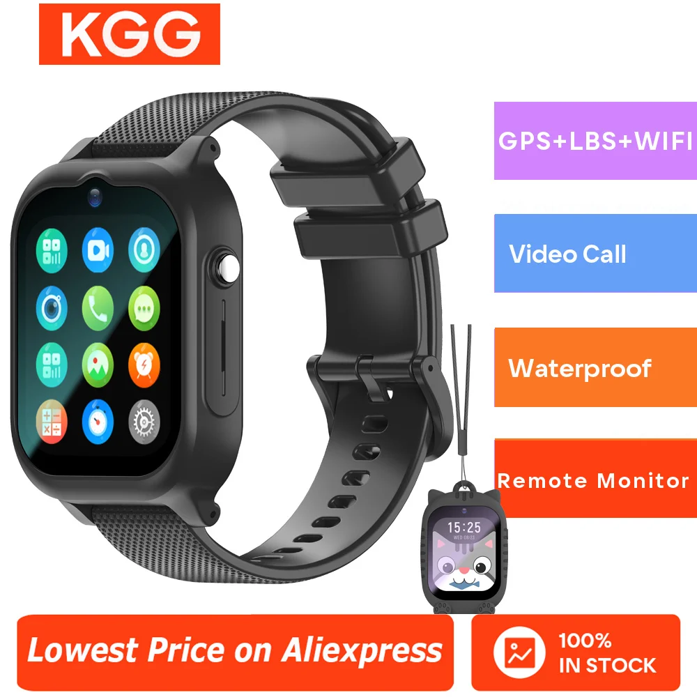 

Детские Смарт-часы 4G, телефон, HD-видеозвонок, GPS, Wi-Fi, камера, голосовой заклинатель, SOS-монитор, трекер местоположения, водонепроницаемые детские умные часы
