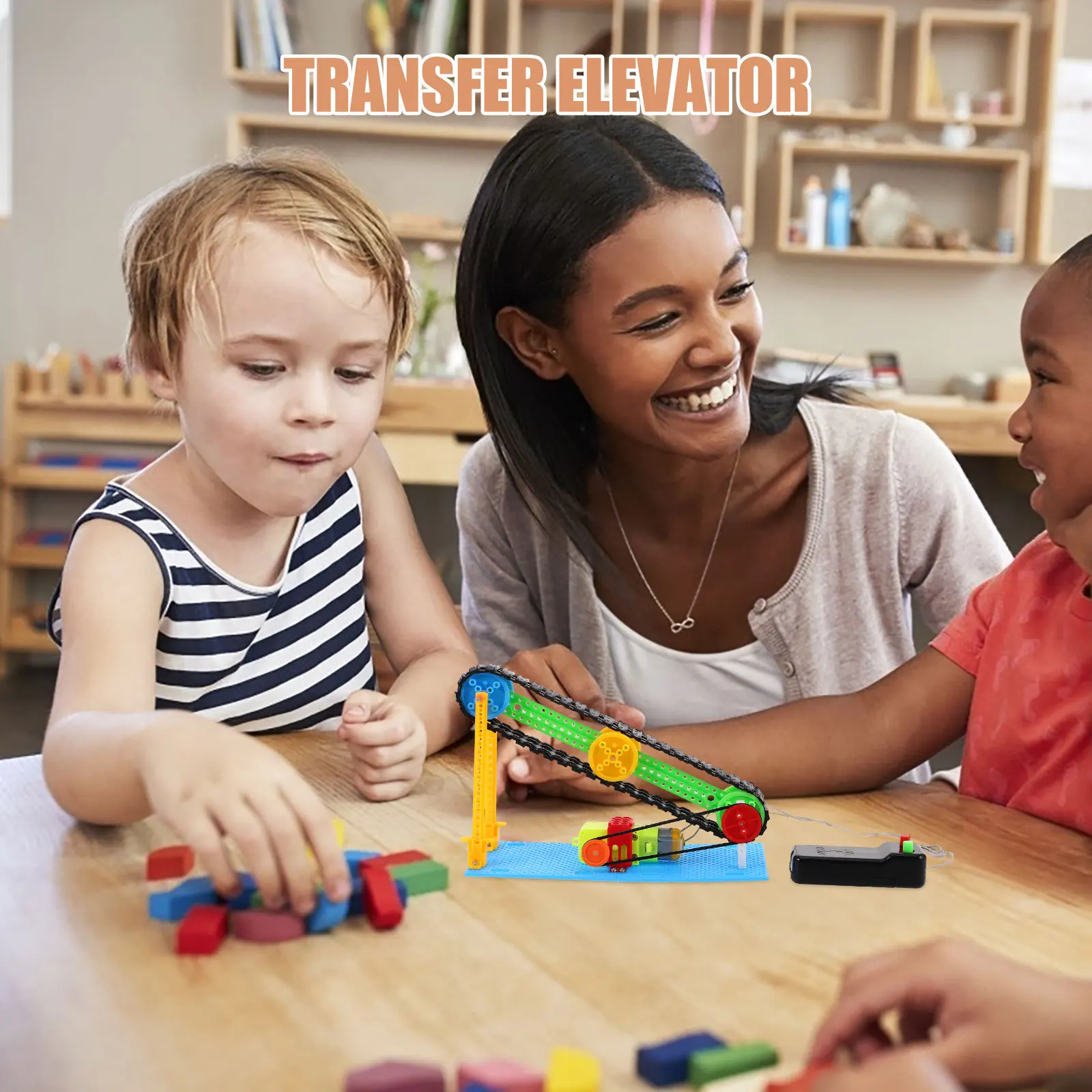 

Маленький настольный комплект конвейерной ленты для детей, сборка стержня для мальчиков и девочек 8-12 лет, образовательный электронный проект