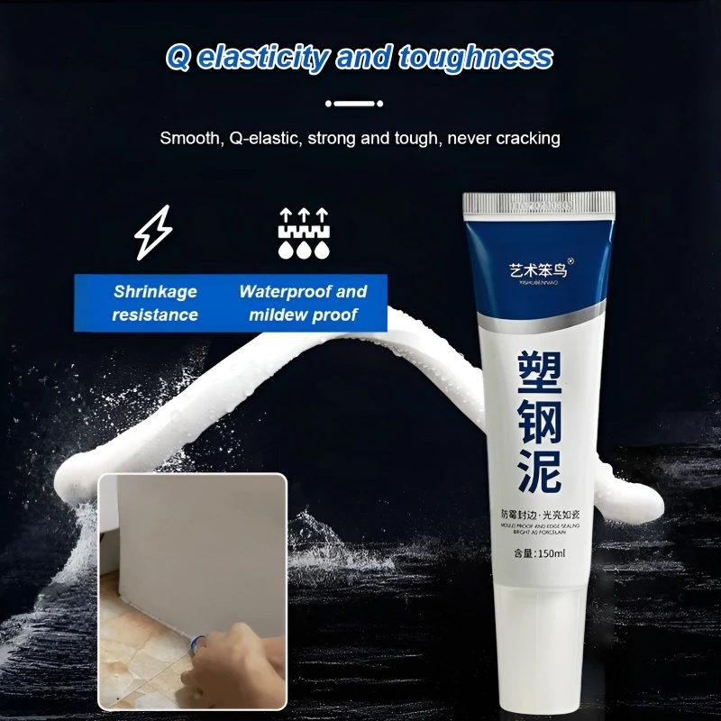 White Mildew Resistant Sealant For Kitchen And Bathroom Multi Purpose Joint Filling Caulk For Shower Room Gap Sealing Wall