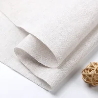 150x50cm/150x500cm Cotton Linen Fabric Greige For Embroidery Practice Fabric Decoration Cloth Handmade DIY Sewing TJ20577 5