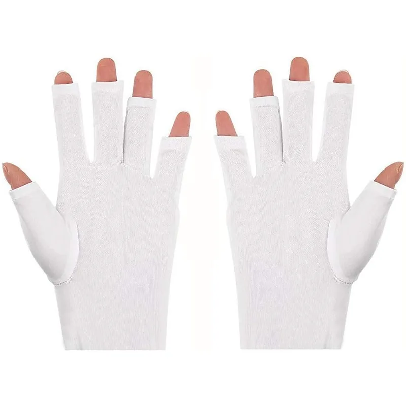 2 Stuks Uv Schild Handschoenen Voor Uv Nagellamp Lamp Anti Uv Gel Manicures Voor Voor Nagel Licht Lamp Droger Manicure Nagelgereedschap