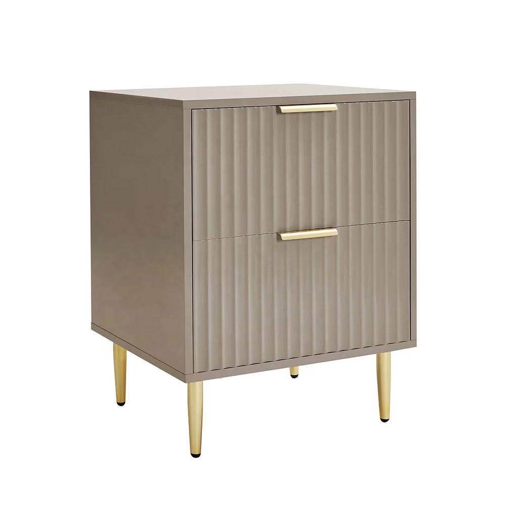 2 درج غرفة المعيشة أريكة طاولة جانبية خشبية مخدد غرفة نوم ليلة الوقوف طاولة السرير