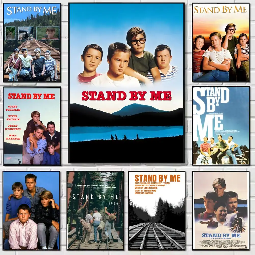 Stand By Me Poster Self-adhesive Wall Mural Art Waterproof Sticker For Bar Room Decor High Quality Print Gift