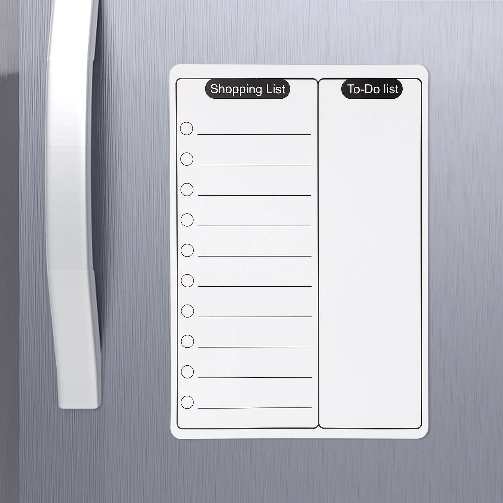 

Magnetic Note Pad for Fridge Erasable Message Board Freezer Safe Lightweight Whiteboard for Schedules to Do Lists Reminders Home