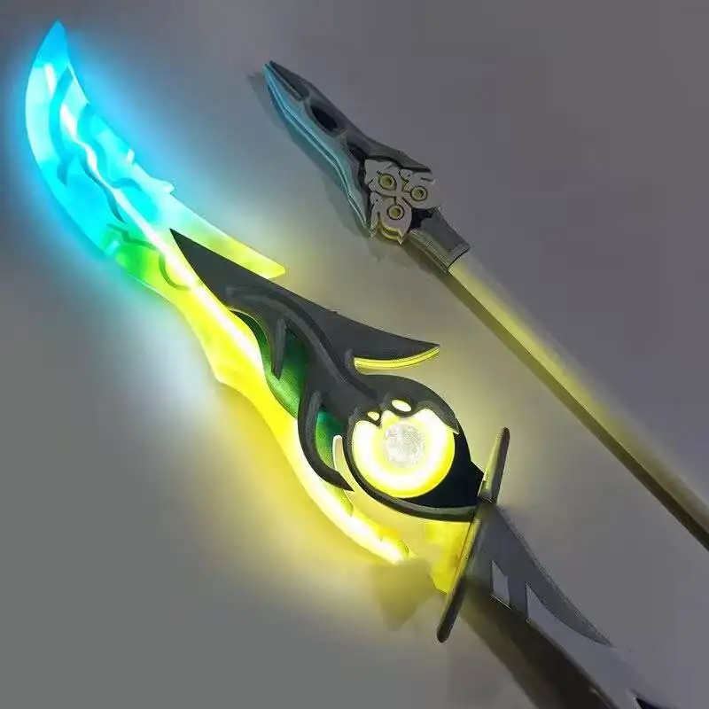 PandaRich Cos Luminous Zhen X Yanyue Kouxiao Weapons Game Honkai Impact 3 Raiden Cosplay Prop Halloween Party Accessories