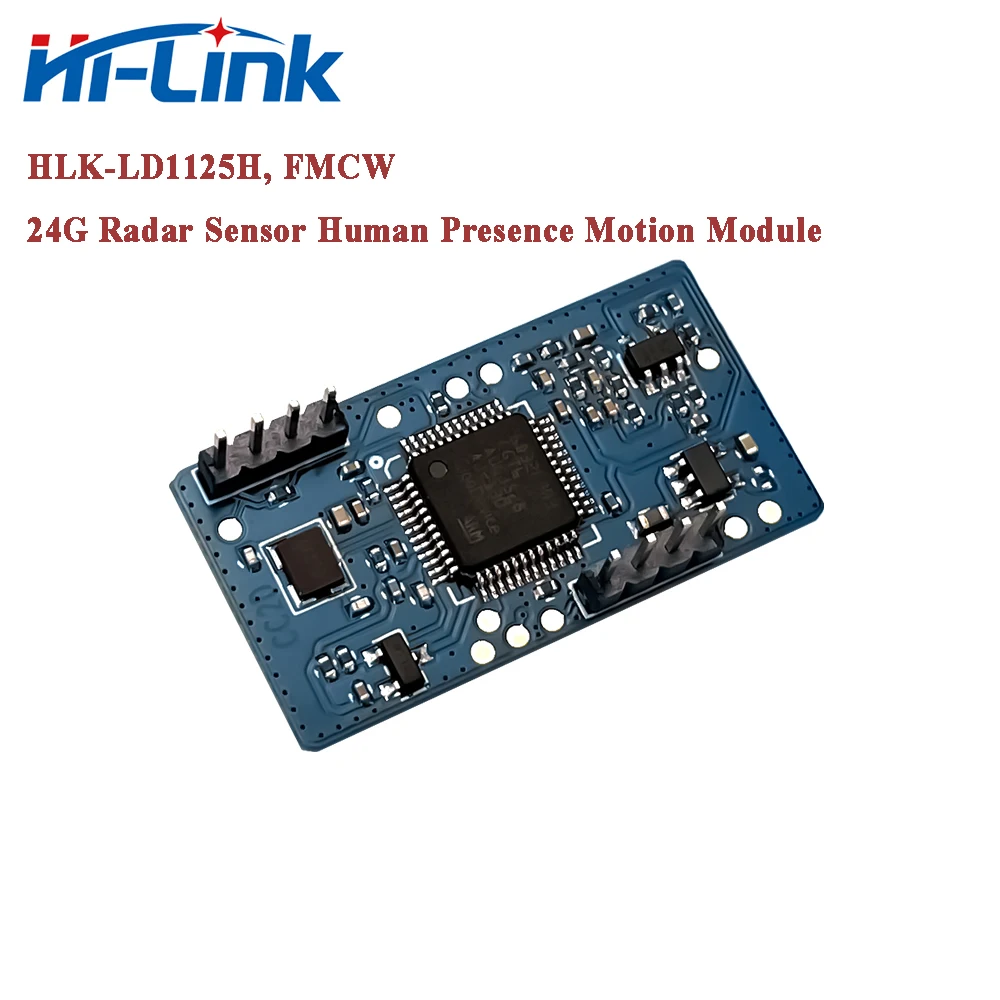 Hi-リンクHLK-LD1125H 24グラム人間存在mmwave fmcwレーダーセンサーモーションモジュール