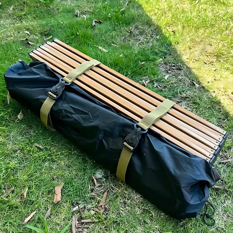 2/4 Stück Outdoor-Reisegurte, strapazierfähige Nylon-Ladungssicherungsgurte, Gepäckgurte, Camping- und Wander-Ladungssicherungsgurte mit Schnalle – Detail 3