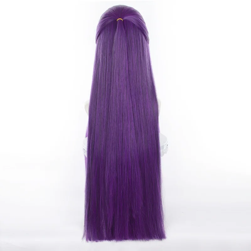 Frieren: Beyond Journey's End Fern Wig Long Purple pigtail Wig Cosplay Heat Resistant Synthetic Hair Halloween Wig Cap Party