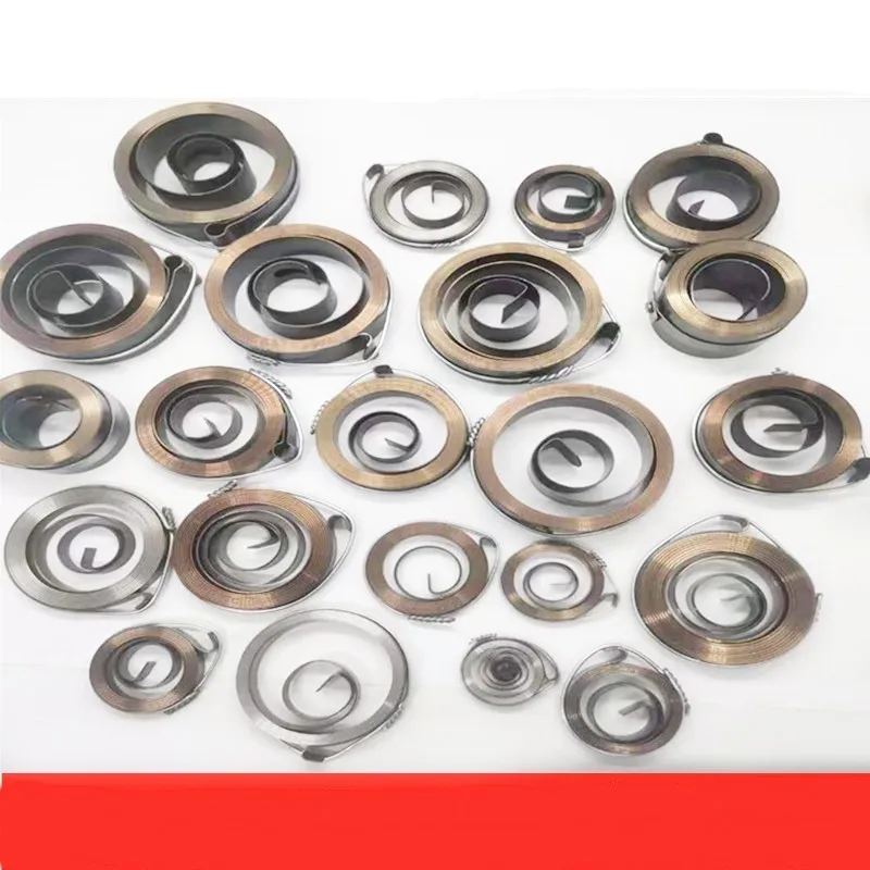 Conjunto de resorte de bobina de retorno de alimentación, prensa de taladro, 0,5/0,7/0,8/1/1.2x6/7/8/10x34/35/36/40/41/42/43/50/55x68/980/1540mm