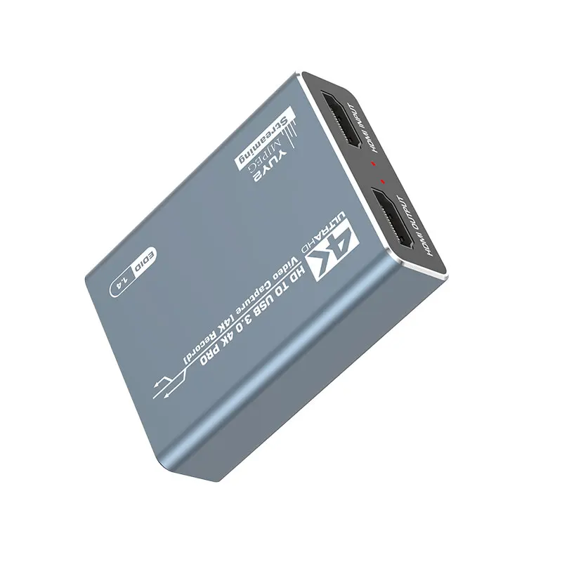 

HDMI-совместимая карта видеозахвата 4K, прямая трансляция, USB 3.0, камера передачи данных, игровая консоль PS4, телеприставка, запись аудиозахвата
