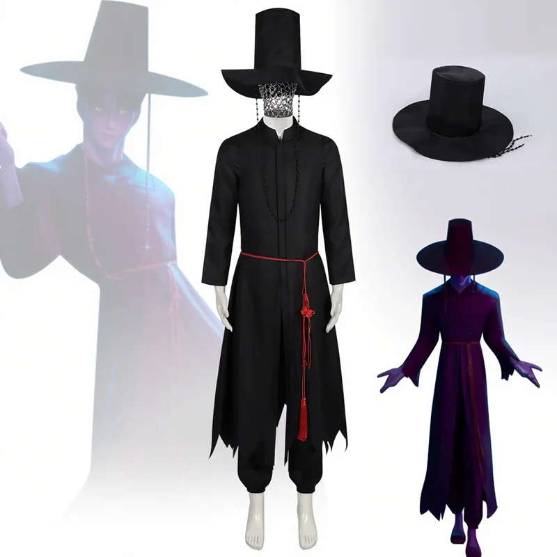

Movie Kpop Saja Boys Demon Hunters Cosplay Costume Adult Unisex Top Coat Pants Full Set Accessories Halloween Uniform Outfits