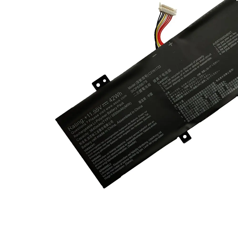 NEW C31N1733 Battery For Asus VivoBook TP412FA TP412UA Series TP412UA-EC098T TP412UA-EC060T TP412UA-EC123T TP412UA-EC114T