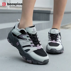 Baasploa kobiety trampki siateczkowe oddychające buty do chodzenia dla kobiet klasyczne wygodne buty sportowe antypoślizgowe Outdoor New Arrival