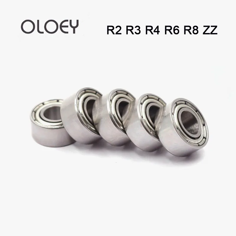 Free Shipping 10PCS R2ZZ R3ZZ R4ZZ R6ZZ R8ZZ Ball Bearings Inch Bearing With Corrosion Resistance And High Quality