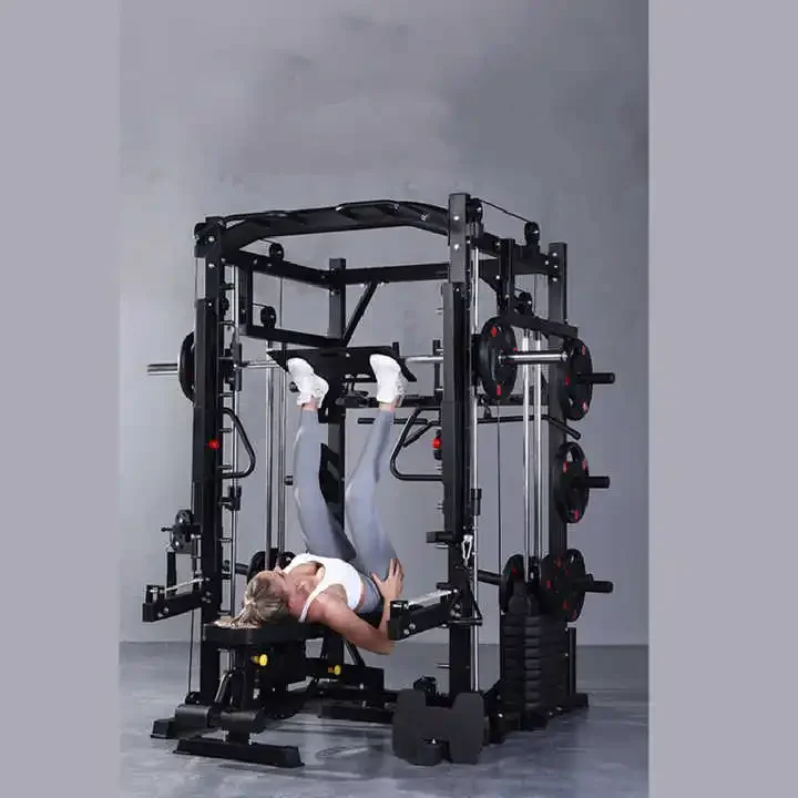 Multifunction Home Gym Exercise Multi Function Station Equipment Smith Machine with Weight Stack Bracket only