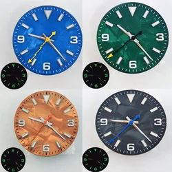 Watch dial 29mm Natural River Bay Explorer 369 multicolour dial literally suitable for retrofitting NH35/nh36 automatic movement