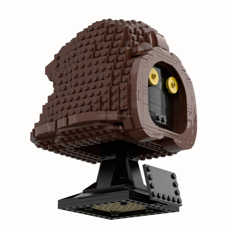 Moc 740pcs Star Battle Jawa Buste Helmen Model Bouwstenen Bricks Diy Onderwijs Montage Speelgoed voor Kinderen Kerstcadeaus