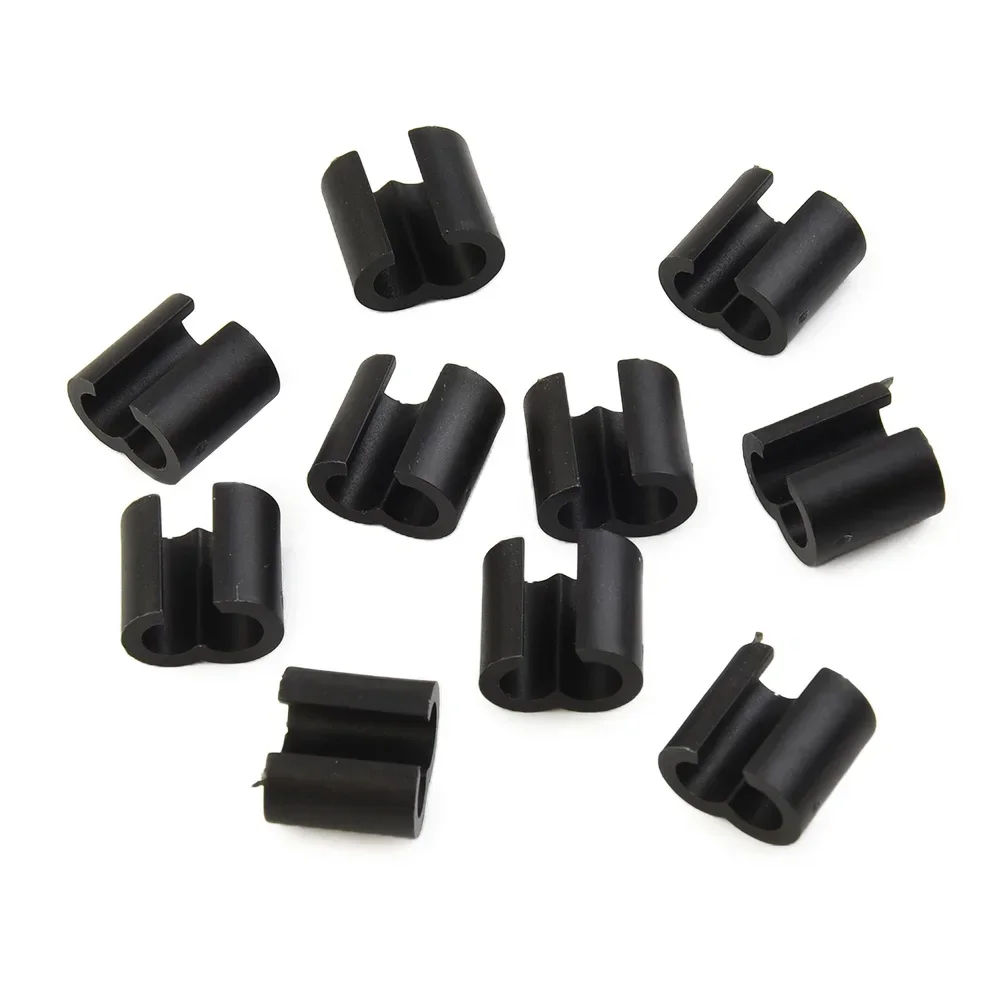 10pcs Disc Brake Cable Base Clips Mountain Bike Hydraulic Disc Brake Shift Cable Guide Hose Frame Fixture 4mm Bike Parts