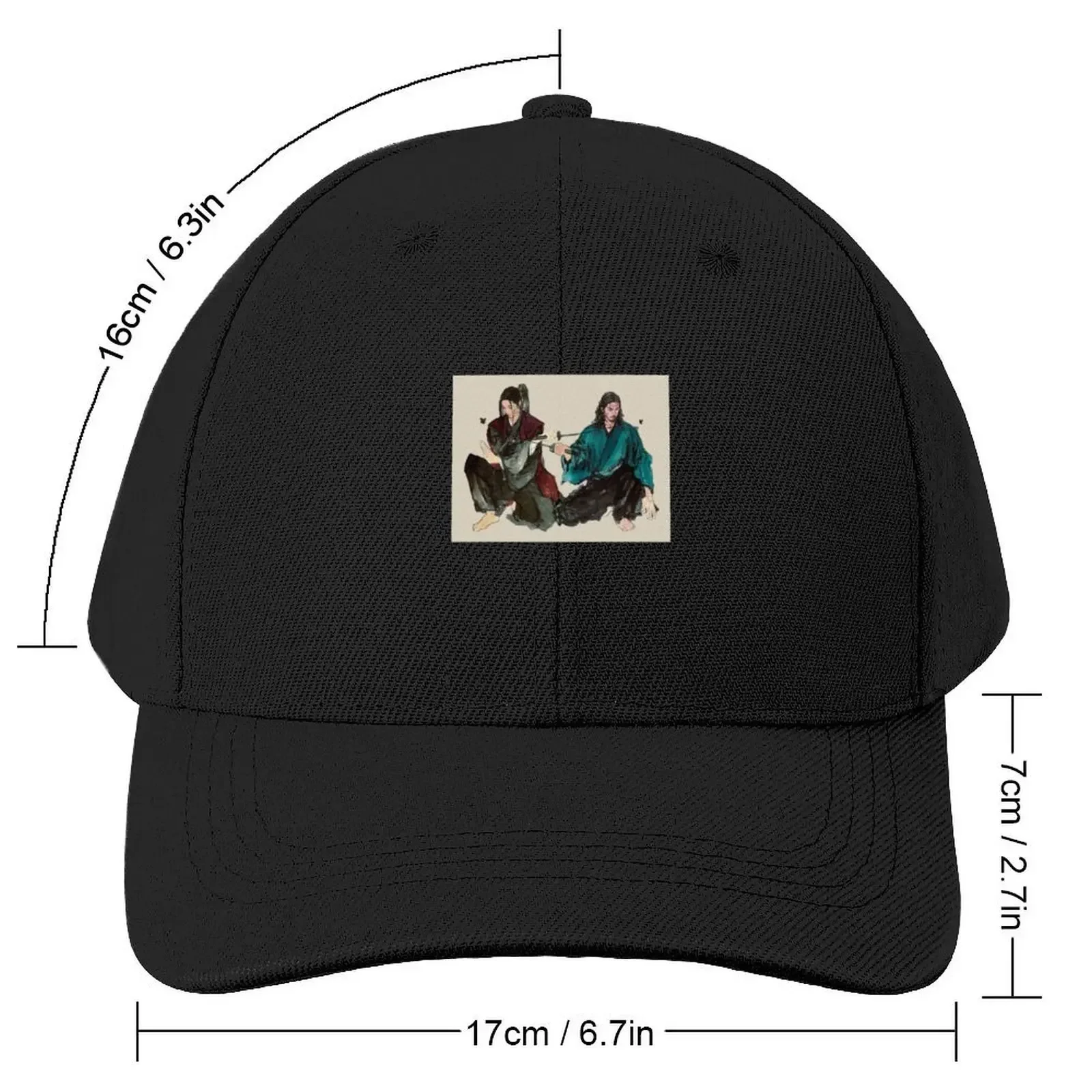 Inoue Takehiko Vagabond Manga Musashi Miyamoto vs Sasaki Kojiro ClassicCap Baseball Cap Anime Hat beach hat Men's Caps Women's