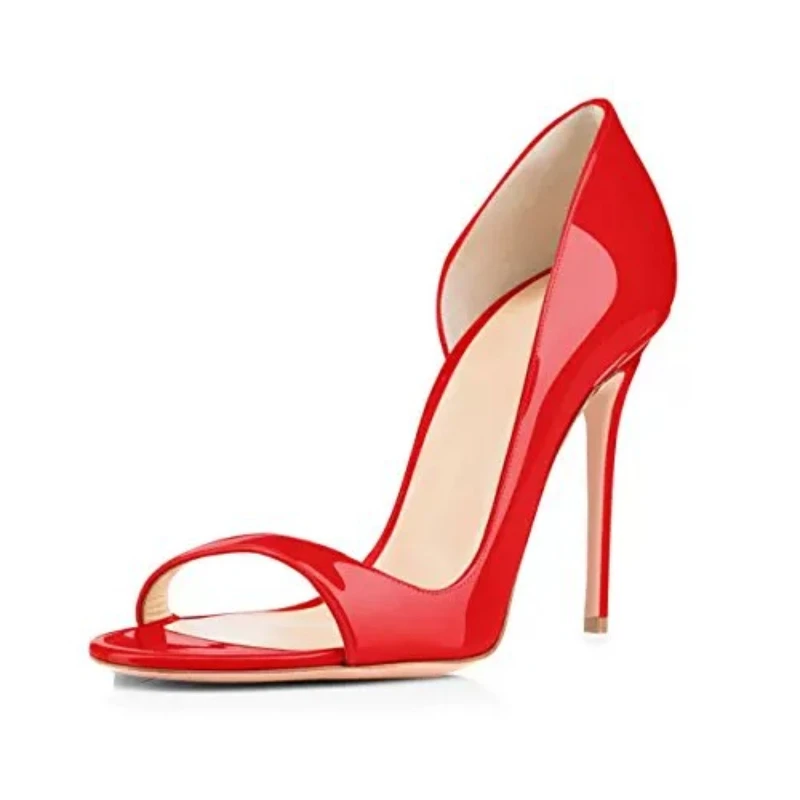 Yuejinlong Sexy Peep Toe High Heels Stiletto Sandals Elegant Office Party Dress Shoes Plus Size 33-46 New Style Arrival 2026