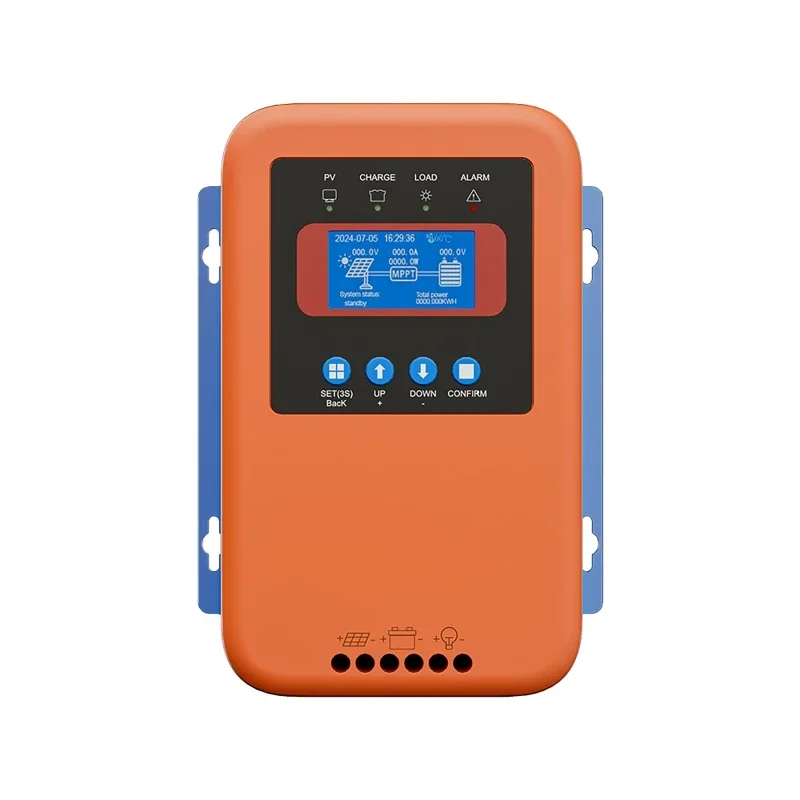 MPPT 60A/100A شاحن بالطاقة الشمسية تحكم 12V24V36V48V60V بلوتوث واي فاي وحدة تحكم بالطاقة الشمسية منظم ل Lifepo4 ليثيوم هلام حمض
