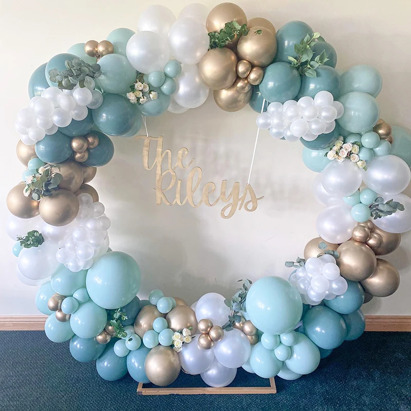 Dusty Blue Balloons 18inch 12inch 5inch Blue Latex Balloon Blue Baby Shower Decorations Birthday Wedding Anniversaies Globos