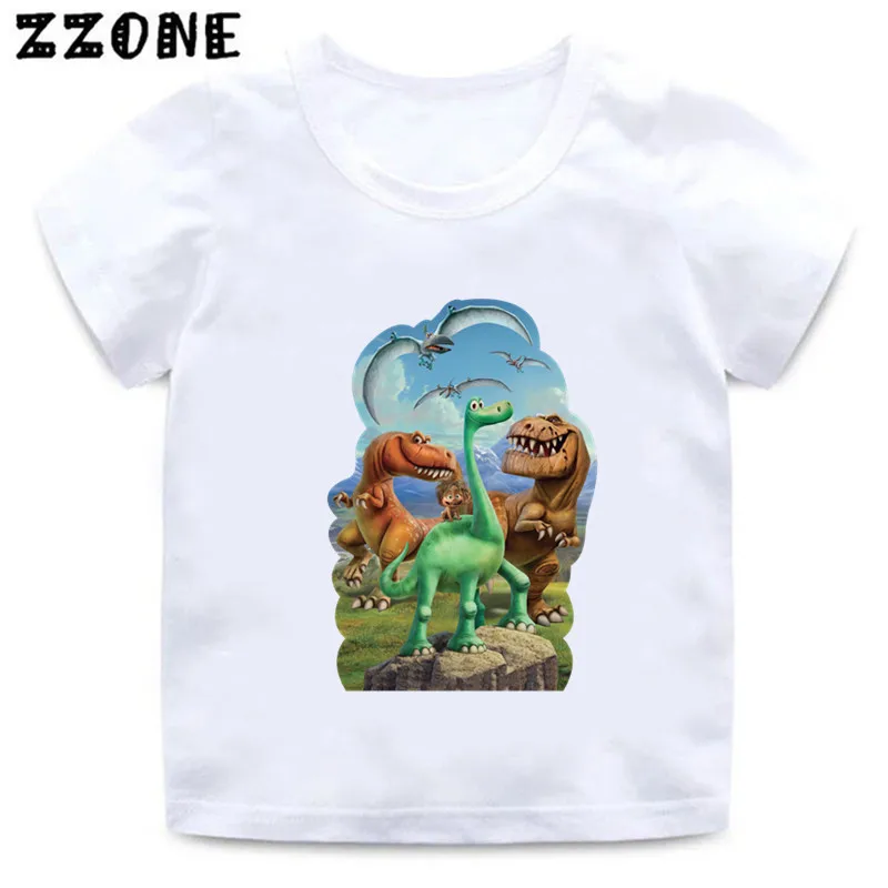 Obral besar kaus anak-anak gambar kartun Arlo Spot dinosaurus bagus kaus bayi laki-laki baju atasan anak-anak musim panas, ooo5807