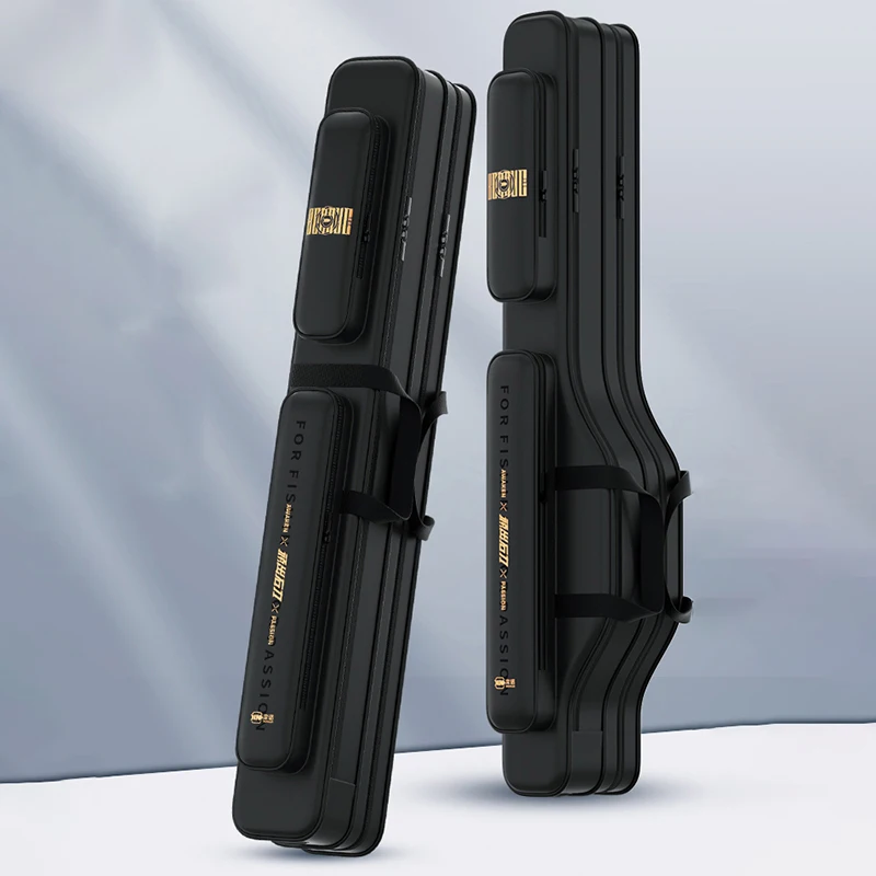 

Fishing Rod Bag 3 Layer 120/130CM Large Storage Lure Rod Gear Backpack Outdoor Sports Multifunctional Fishing Storage Handbag